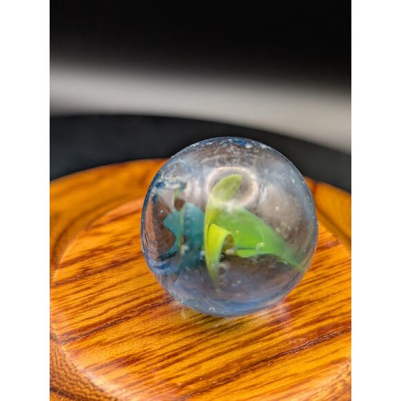 UV Reactive Art Marble – Swirl Core w/ Base (Damage Noted) - Picture 3 of 6